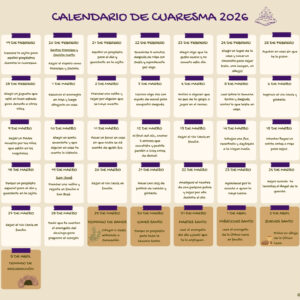 Calendario de Cuaresma